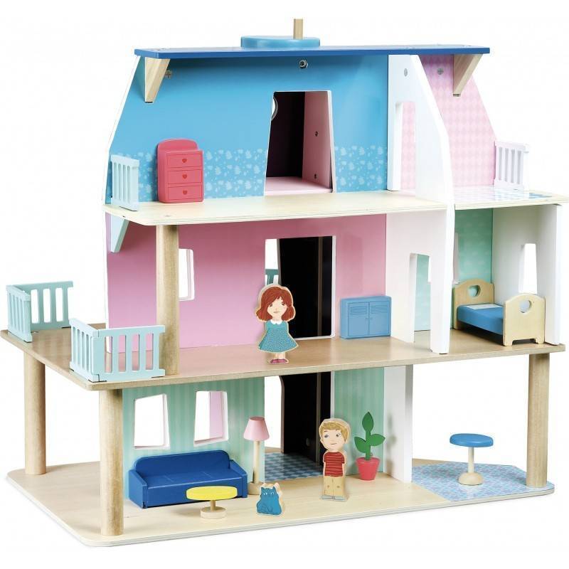 PROMOTION Maison de poupées en bois