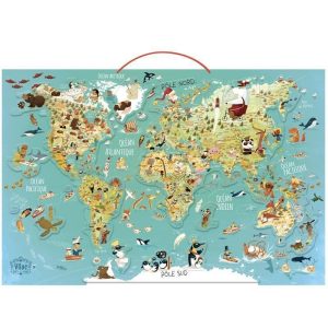 Puzzle magnétique - Carte du Monde