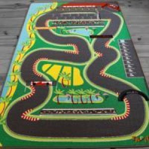 PROMOTION Tapis de route circuit (130 x 200 cm) Formule 1 /
