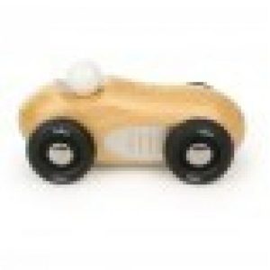 Voiture en bois sport Rouge / Naturelle