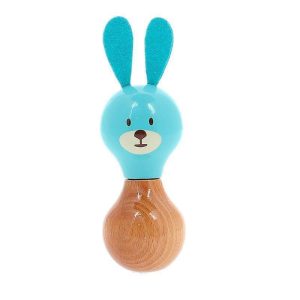 Hochet en bois - Lapin / Ours / Minette / Chien