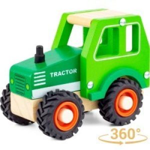 Véhicules en bois  Tracteur / Voiture de course / Camion Benne / Pompier