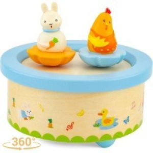 Boite à Musique -  Poule et Lapin / Eléphant