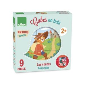 Puzzle cubes en bois Contes