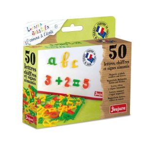 Coffret 50 lettres cursives chiffres et lettres / Majuscules