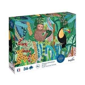 Puzzle 36 pièces Les animaux / Les esquimaux / La Vie sous la mer / Les pirates / Sous la neige