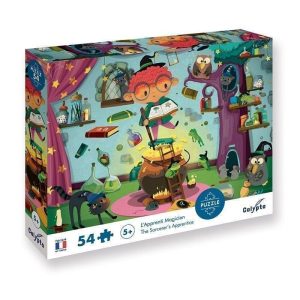 Puzzle 54 pièces L'apprenti Magicien / Village des Souris / Château Féerique / Les petites Sorcières