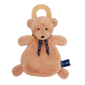Doudou Dorlotin Ours - Beige / Rose poudre (22 cm)