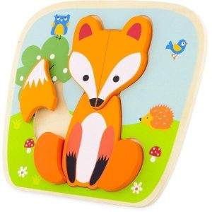 Puzzle à encastrer - Renard / Koala / Poisson / Chat